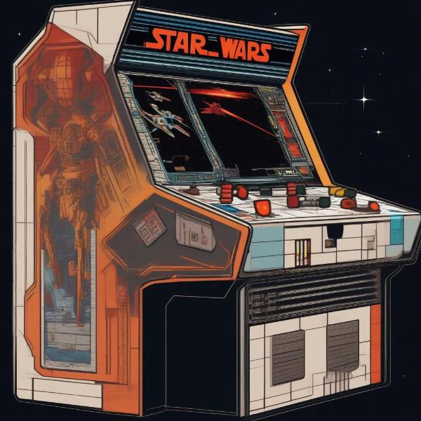 Vintage Star Wars arcade game