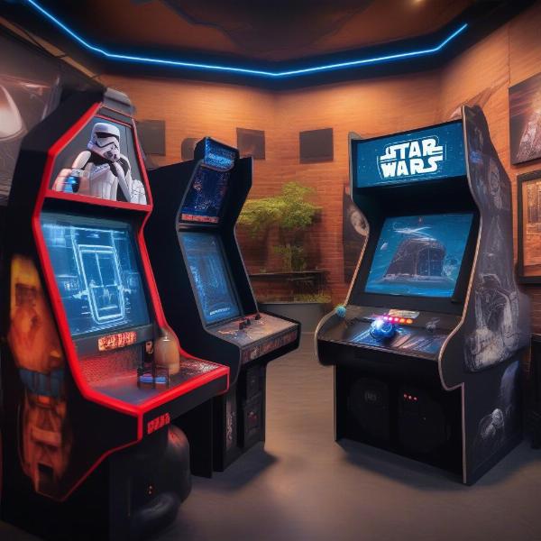 Modern Star Wars arcade game