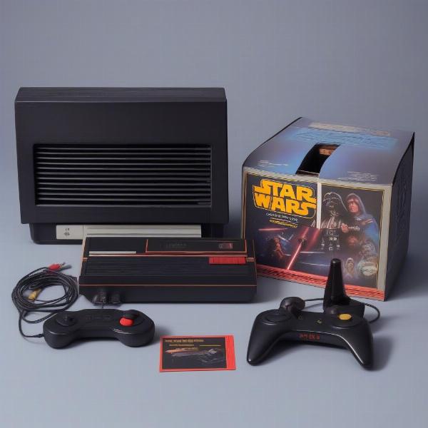 Star Wars Atari 2600 with box and controller