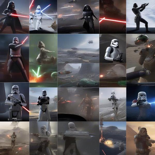 Star Wars Battlefront 2 Diverse Game Modes, showcasing various modes like Galactic Assault, Supremacy, and Heroes vs Villains