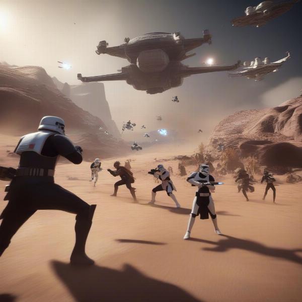 Battlefront II co-op mode action