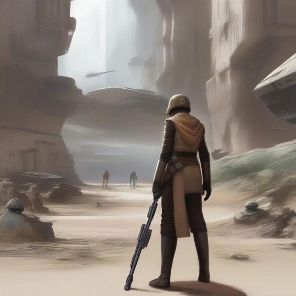 Star Wars Cancelled Game Concept Art