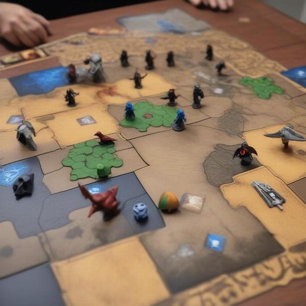 Star Wars Carcassonne gameplay in progress