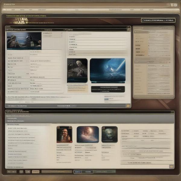 star wars ccg card list database