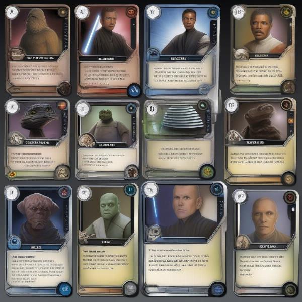 Star Wars Episode 1 Card Game Trade Federation Cards