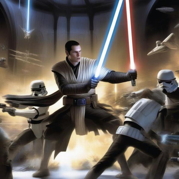 star wars force unleashed gameplay