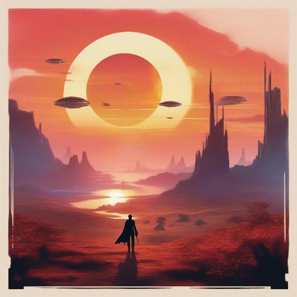 Star Wars game future hope with a rising sun over a planet