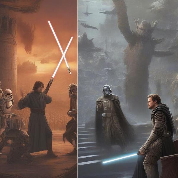 Star Wars and Game of Thrones tonal clash comparison