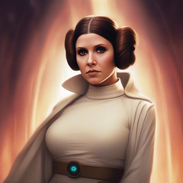 star wars princess leia in adult themed scene