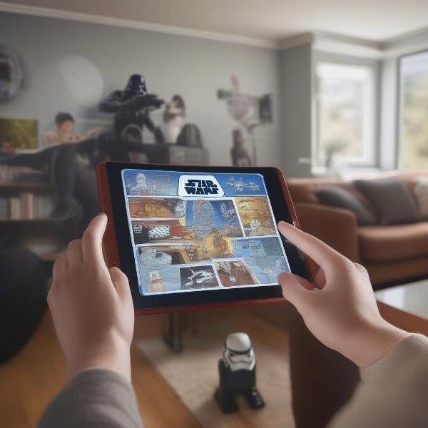 star wars augmented reality matching game