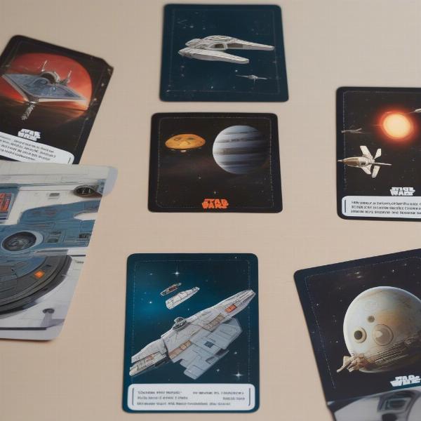 star wars themed matching cards
