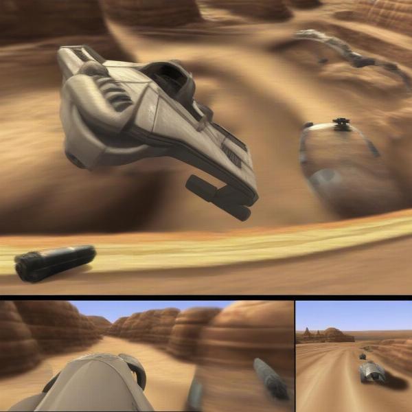 Star Wars N64 pod racer game tracks