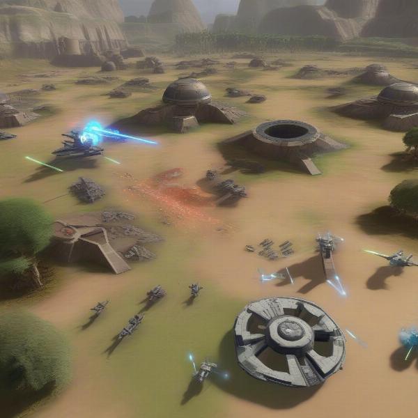 Star Wars Naboo Battle Game Screen