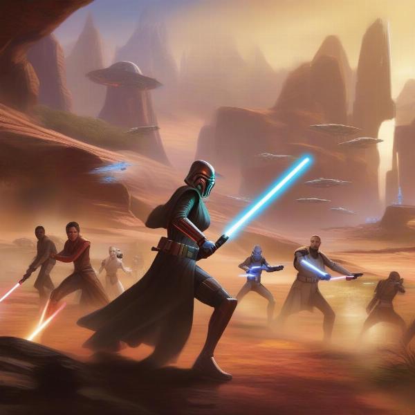 Star Wars Old Republic gameplay and player interactions