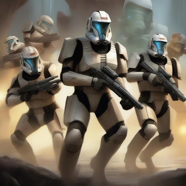 star wars republic commando concept art delta squad