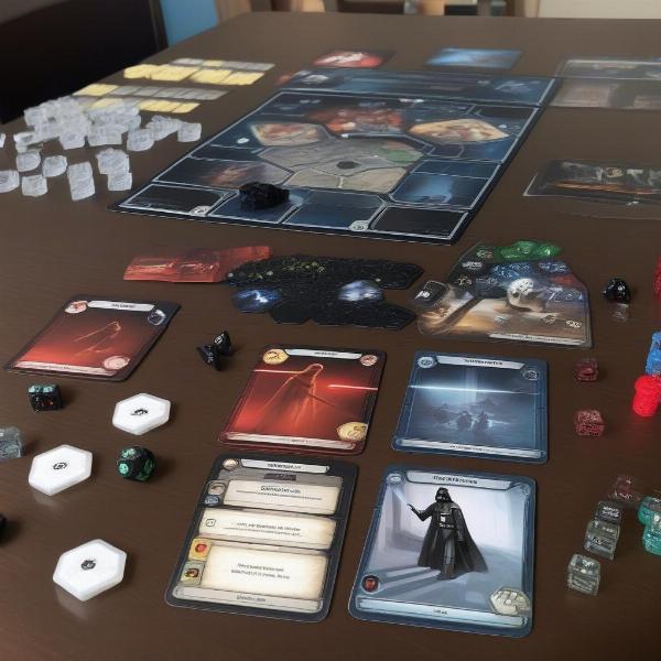 star wars rivals board game components