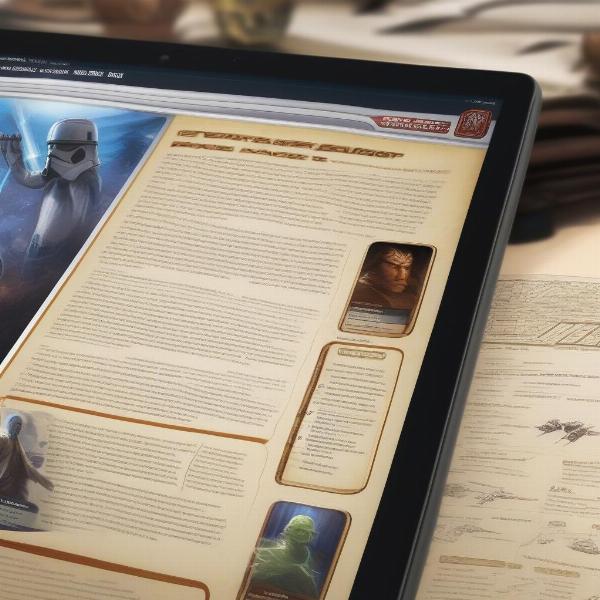 star wars rpg pdf collection showcasing diverse adventure settings