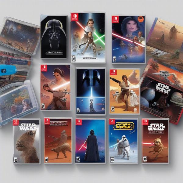 nintendo switch star wars games game covers