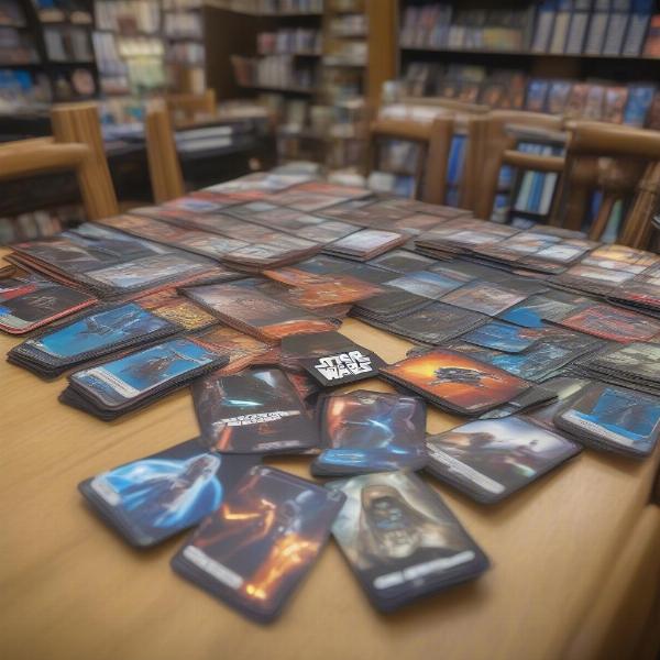 star wars trading card game collection