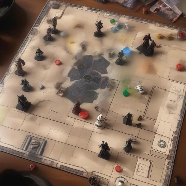 star wars trouble game showing gameplay in action