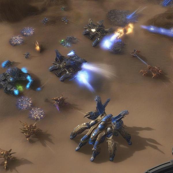 starcraft 2 sci-fi war game