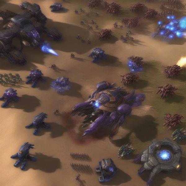 StarCraft II Zerg Battle