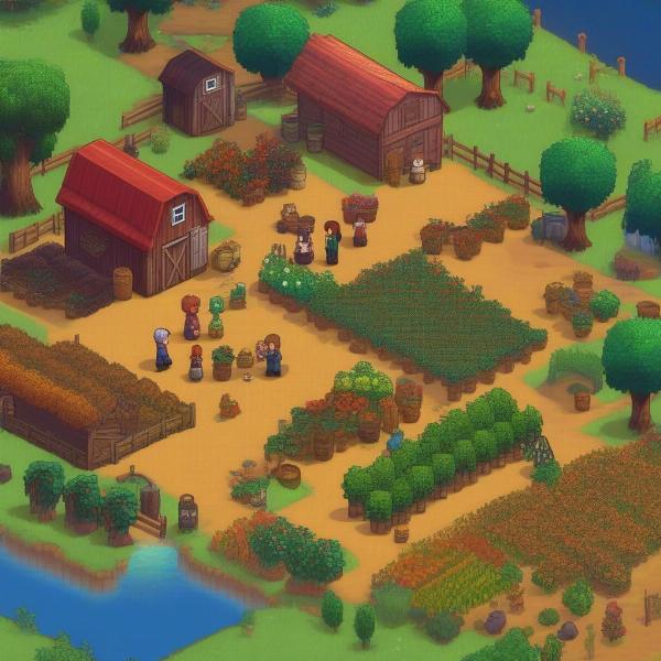 Stardew Valley Cooperative Farming: Relaxing Gameplay with Friends