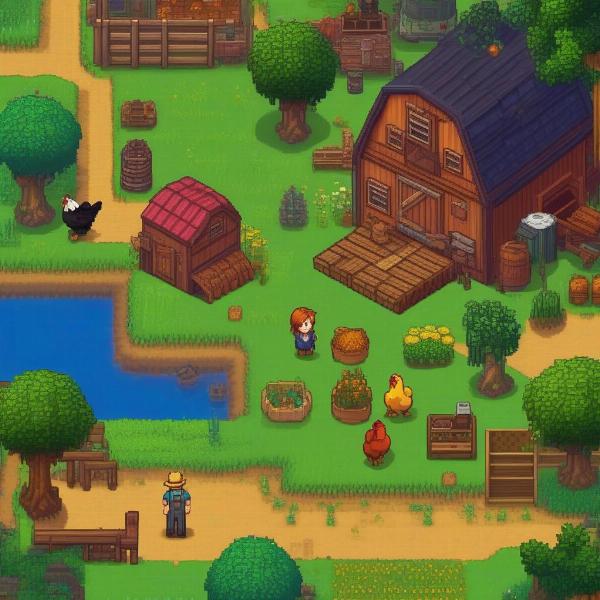 stardew valley pixel art farm