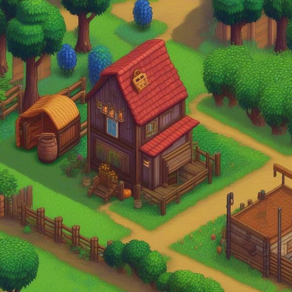 Stardew Valley relaxing gameplay for long flights