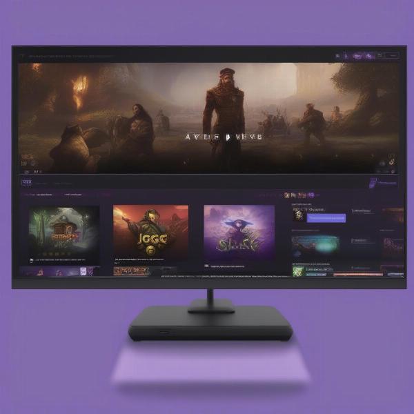 A Steam Deck running a GOG game installed manually