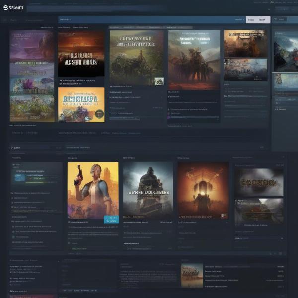 steam library showing games and access rights