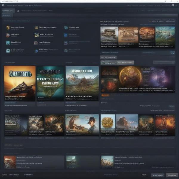 steam library organization screenshot