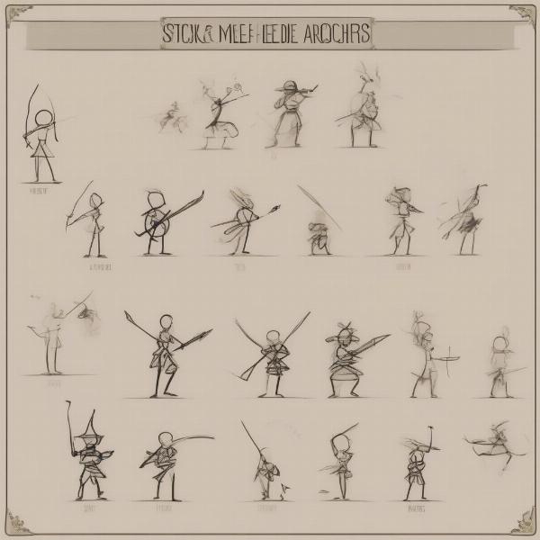 Stick Figure War Game Basic Units