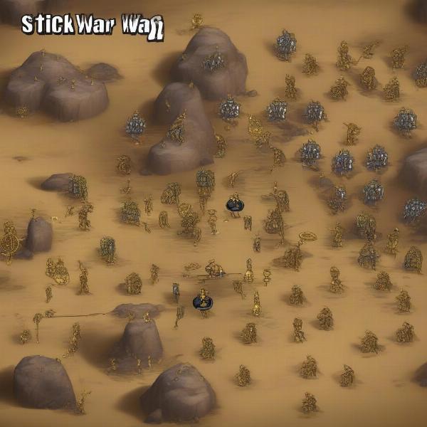 stick war hacked version showing unlimited gold