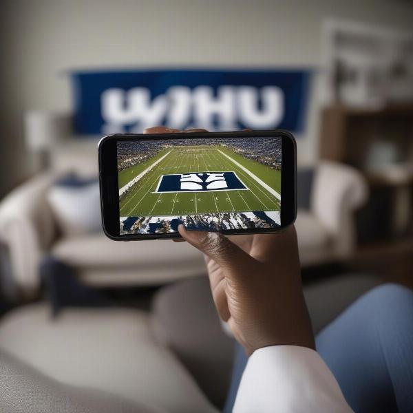 streaming byu game on phone