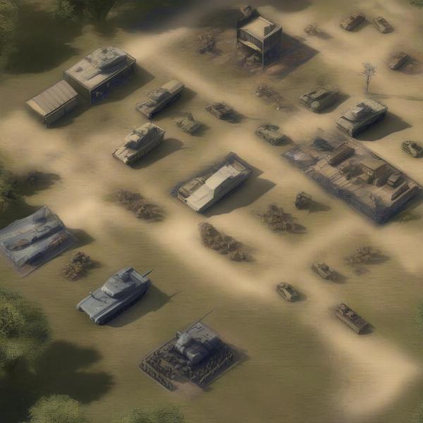 Sudden Strike 4 Tactical Map View