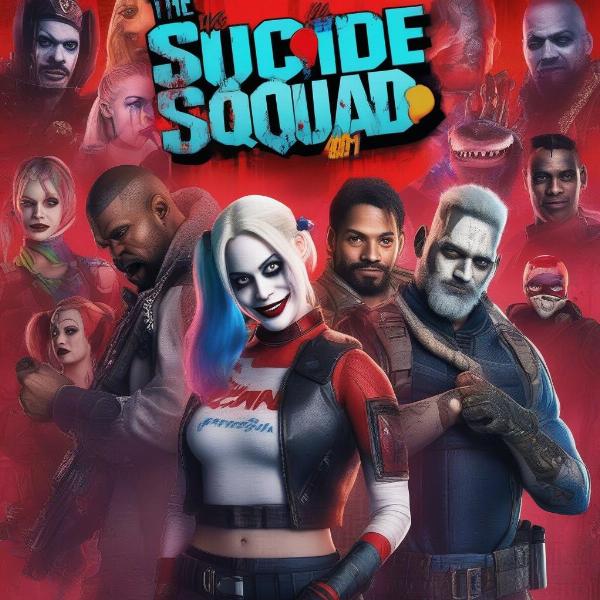 Suicide Squad Xbox One Game Cover Art