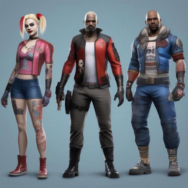 Suicide Squad Xbox One Game Playable Characters