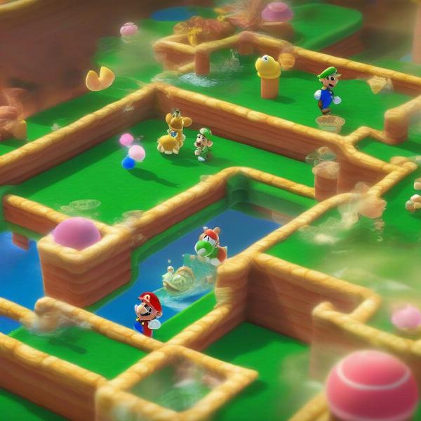 Super Mario 3D World Multiplayer Gameplay