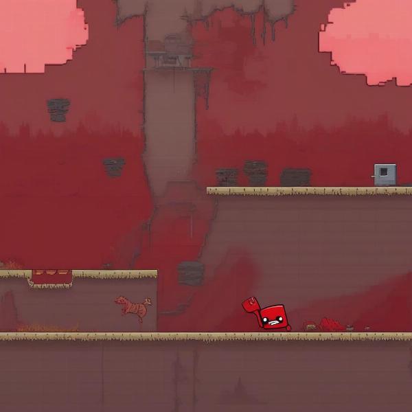 super meat boy intense gameplay