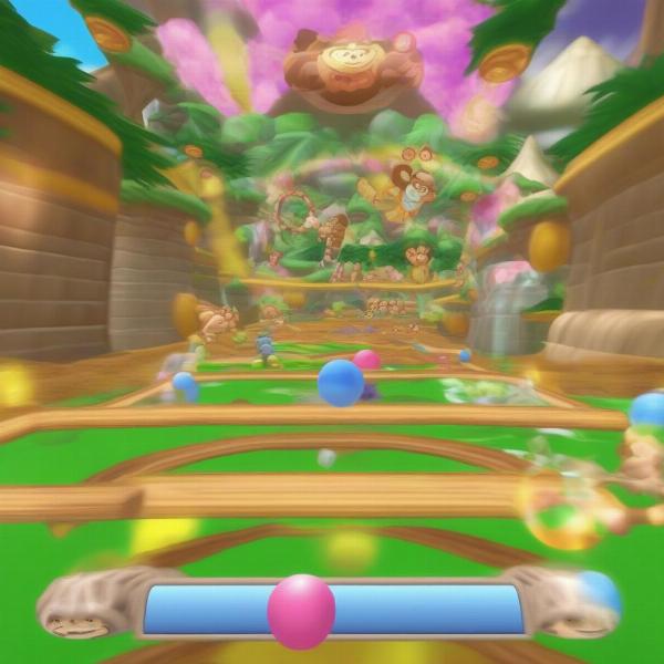 gameplay of super monkey ball deluxe