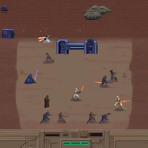 Return of the Jedi final level Super Star Wars SNES