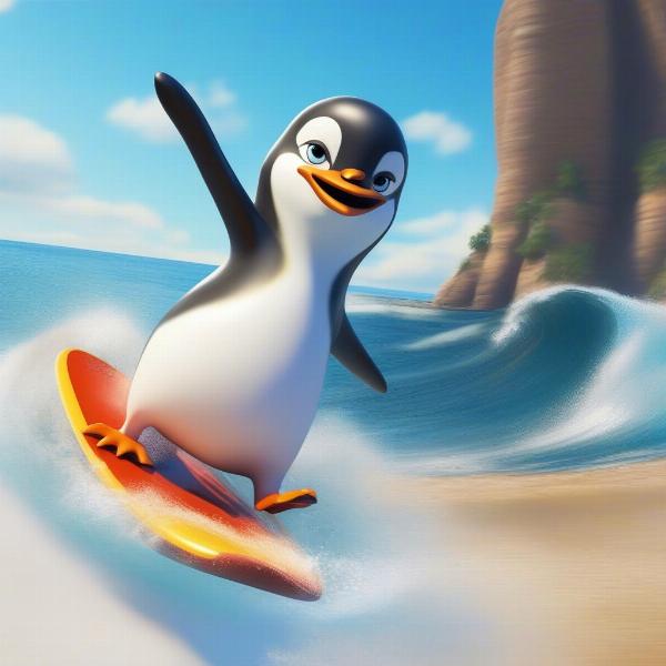 penguin surfing game xbox 360