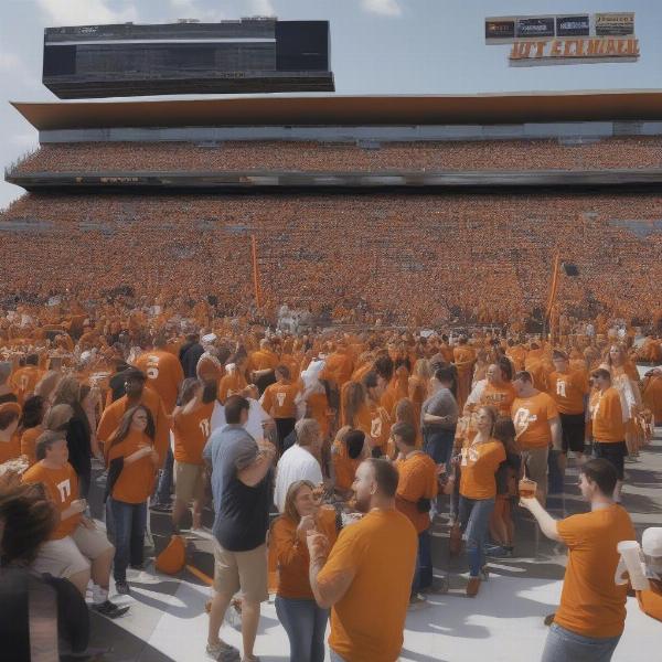 tailgating ut football game