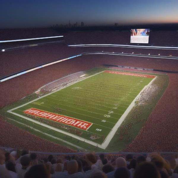 tampa bay football game day atmosphere view