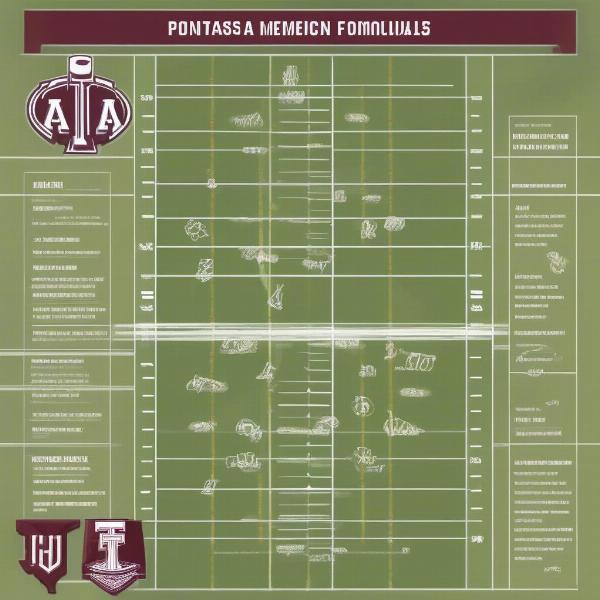 Texas A&M football game scoring plays