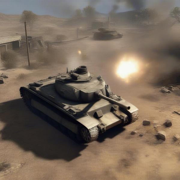 immersive tank warfare gaming