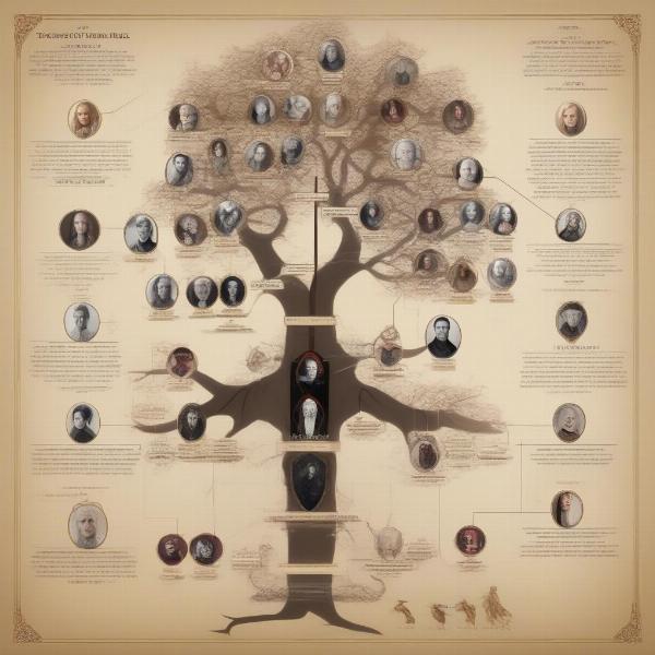 Targaryen family tree comparing series