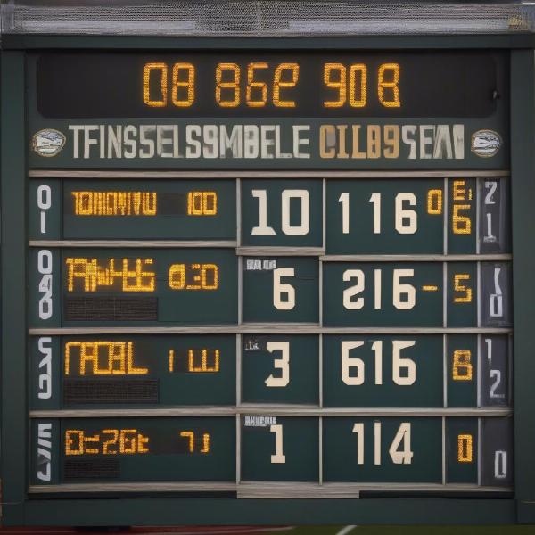 tennessee football game scoreboard
