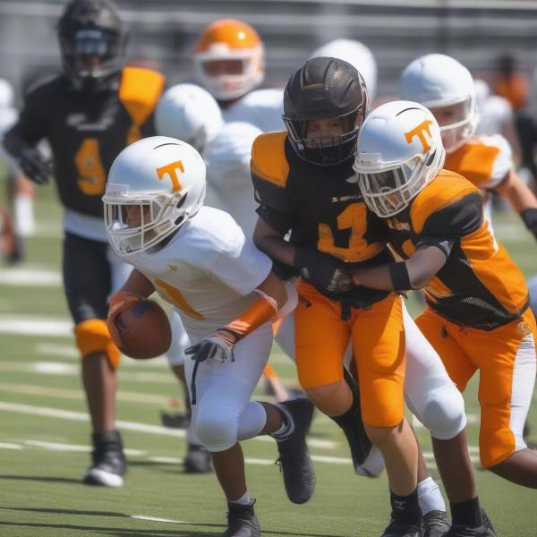 Tennessee Football Spring Game Action 2024